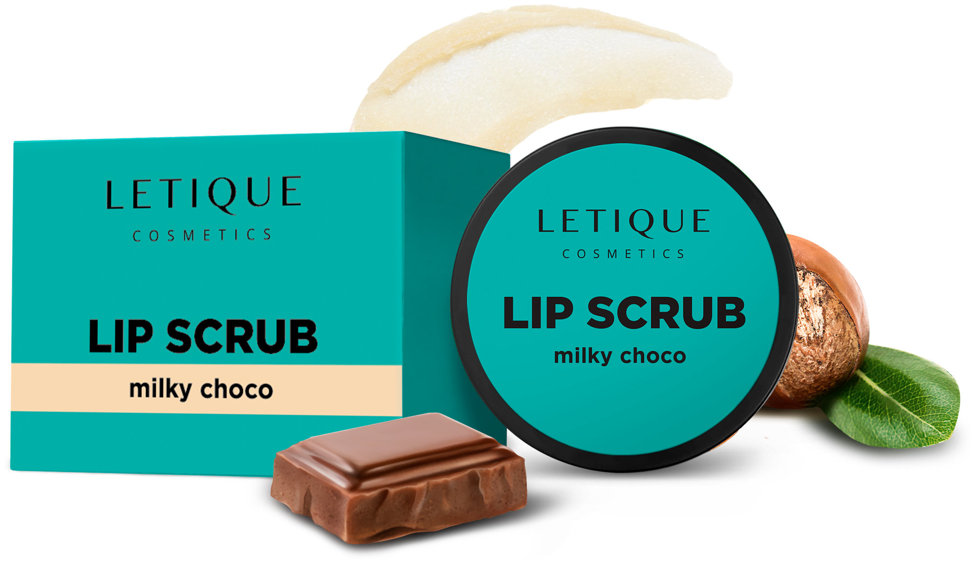 Letique Cosmetics Скраб для губ Lip Scrub Milky Choco, 10 г - фотография № 2