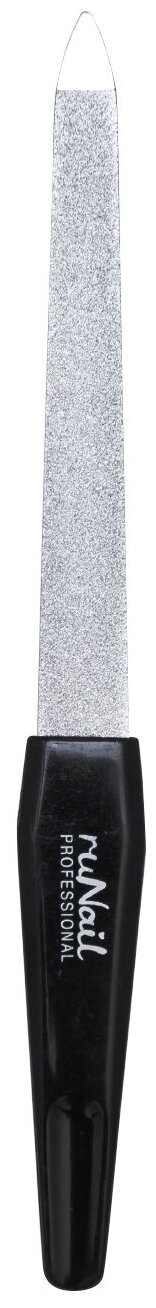 Пилка для натуральных ногтей (металлическая с алмазным напылением, 11,9 см, 180), RU-0605