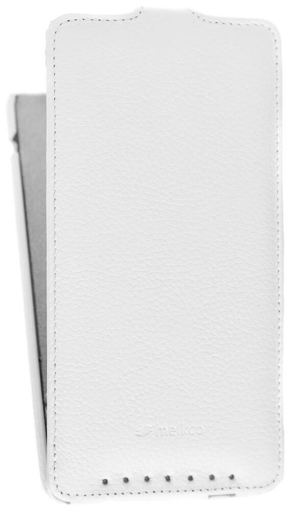 Кожаный чехол для HTC One Max / T6 Melkco Premium Leather Case - Jacka Type (White LC)