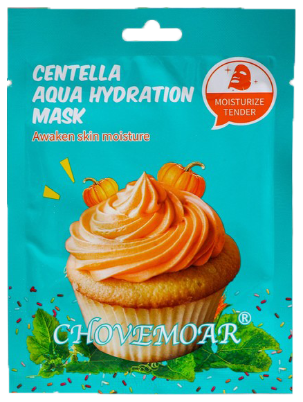 Chovemoar Маска для лица Centella aqua hydration mask, 25 мл