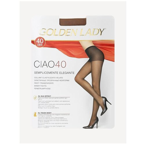 Колготки Golden Lady Ciao, 40 den, размер 3/M, бежевый колготки golden lady ciao 20 den