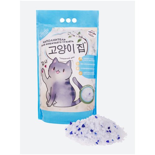 Наполнитель силикагелевый KOYANI/кояни 7л, 4,1кг. для кошачьего туалета