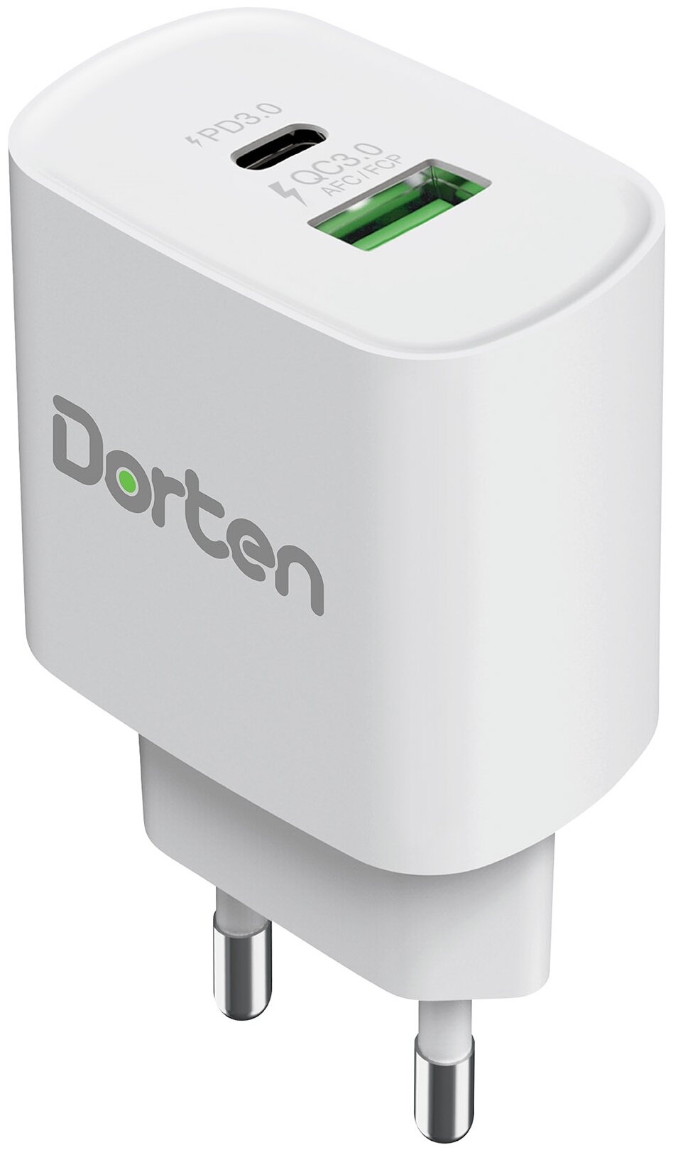 Сетевое зарядное устройство Dorten 2-Port USB 20 Вт