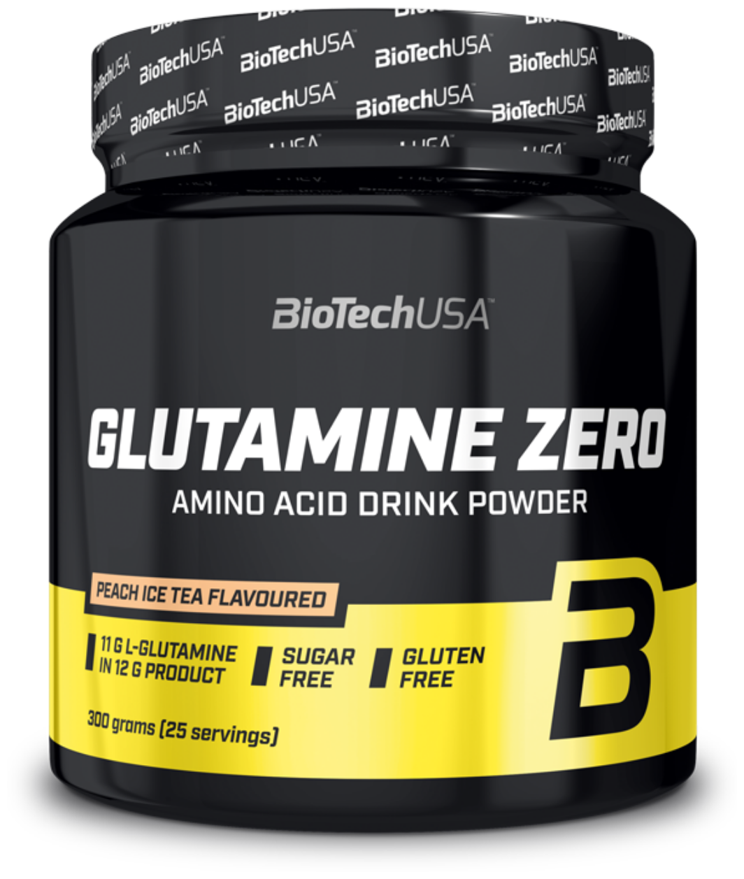 BioTechUSA Glutamine Zero 300 гр., персиковый чай