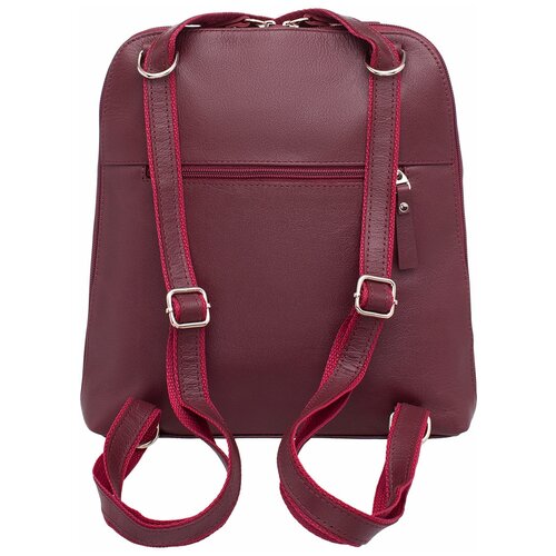 фото Компактный женский рюкзак-трансформер eden burgundy lakestone