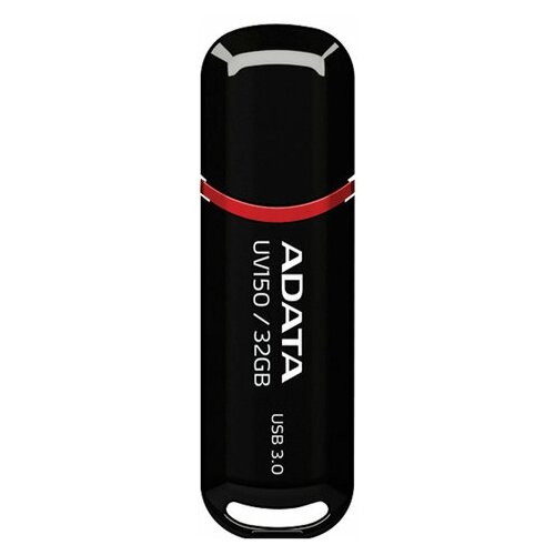 Флеш-диск 32 GB A-DATA UV150 USB 3.0, комплект 3 шт черный, AUV150-32G-RBK