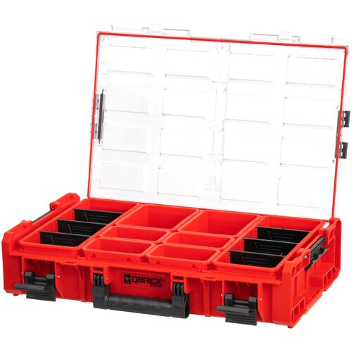 ящик для инструментов qbrick system one 450 technik red ultra hd 585х385х422мм Органайзер Qbrick System ONE RED ULTRA HD Organizer XL (10501810 / ORGQXLCZEPG001)