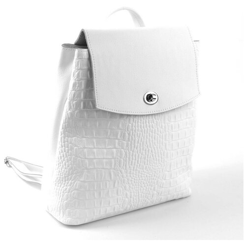 фото Женский кожаный рюкзак к-2131-208 вайт piove