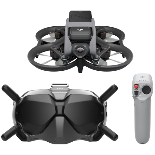 Квадрокоптер DJI Avata Fly Smart Combo, с очками DJI FPV Goggles V2, контроллером движения квадрокоптер dji avata fly smart combo с очками dji fpv goggles v2 контроллером движения