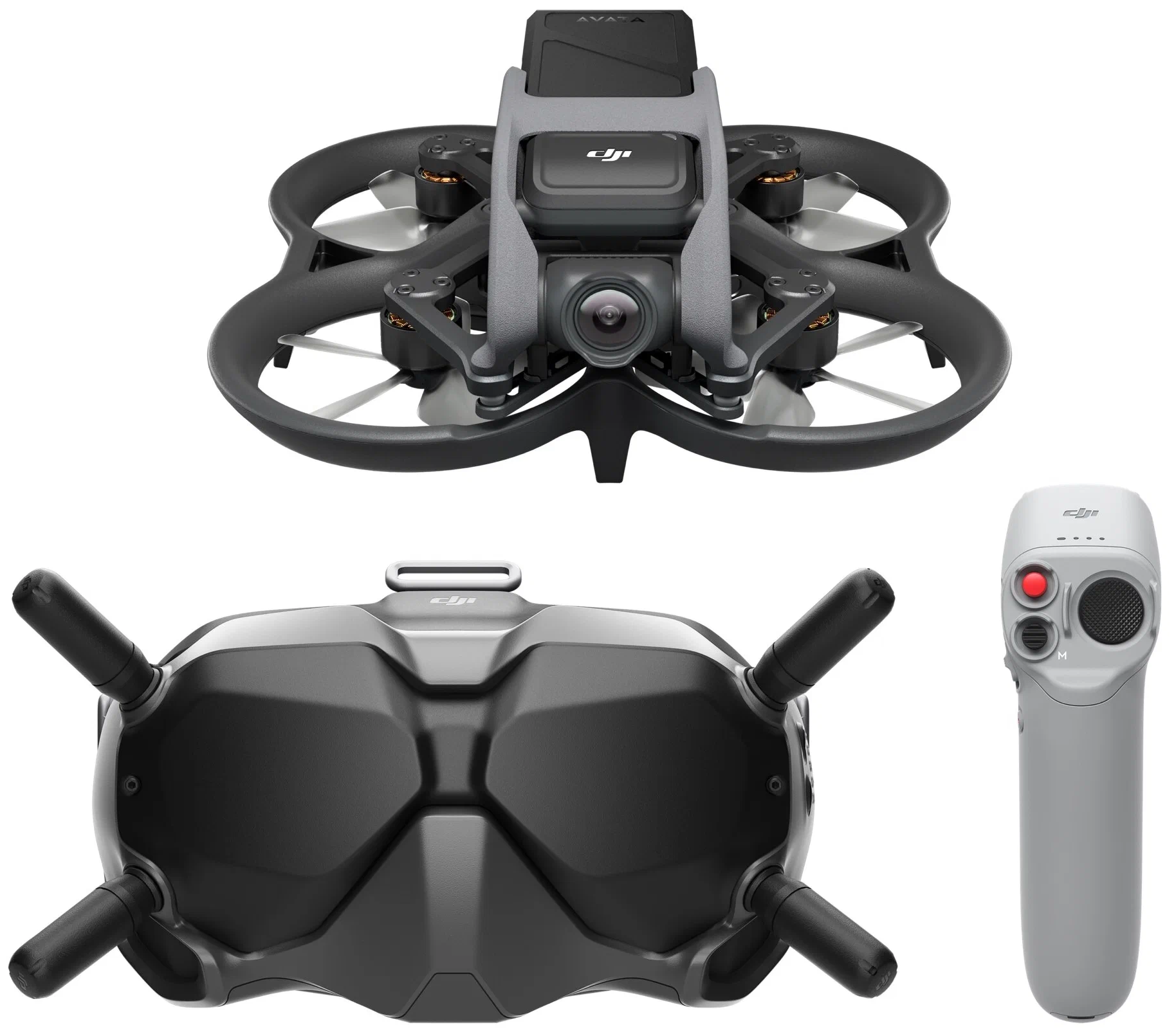 Квадрокоптер DJI Avata Fly Smart Combo, с очками DJI FPV Goggles V2, контроллером движения — купить в интернет-магазине по низкой цене на Яндекс Маркете