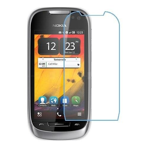 nokia 800c защитный экран из нано стекла 9h одна штука Nokia 701 защитный экран из нано стекла 9H одна штука