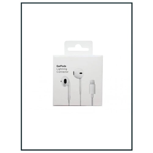 Проводные наушники с микрофоном Lightning 12 м белые 124000₽