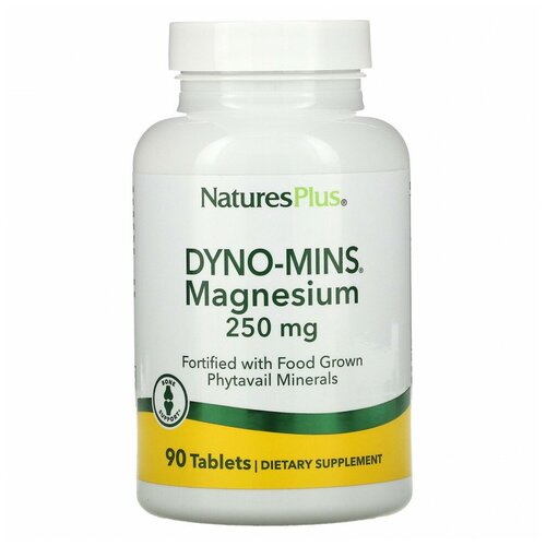 Nature's Plus Dyno-Mins Magnesium (магний) 250 мг 90 таблеток