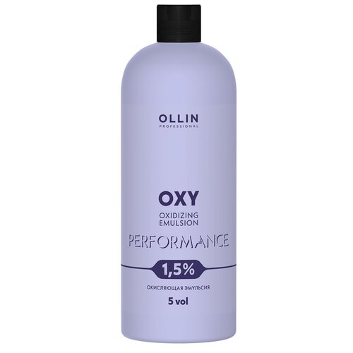 OLLIN Professional Окисляющая эмульсия Perfomance Oxy 1.5 %, 1000 мл, 1000 г ollin professional окисляющая эмульсия perfomance oxy 6% 1000 мл