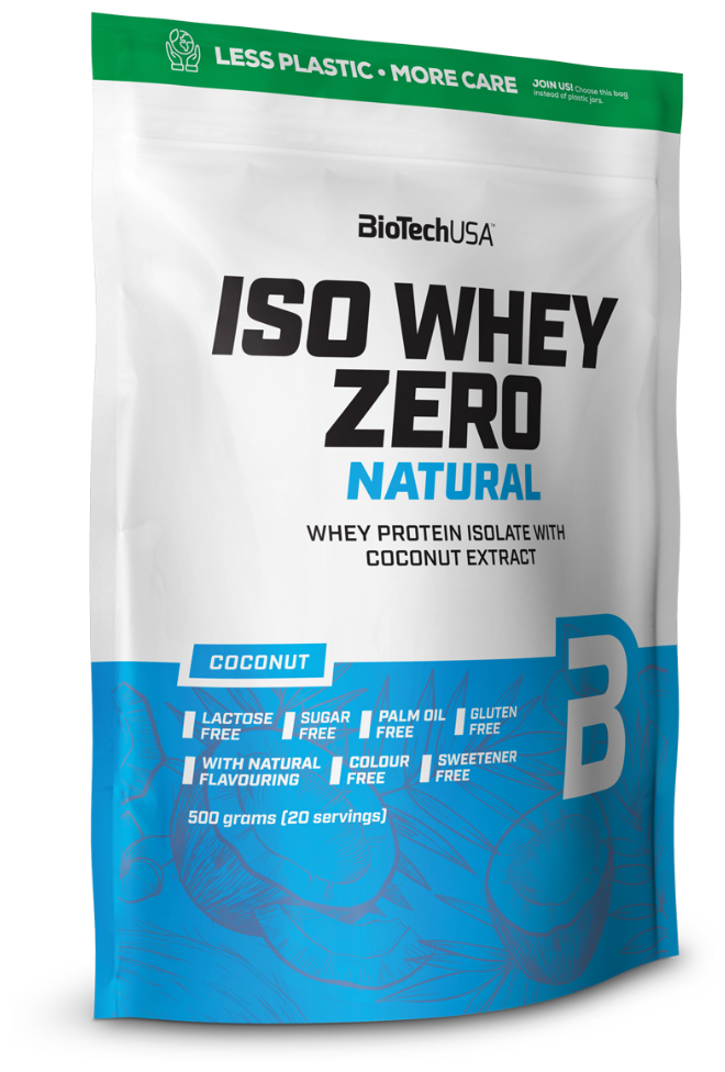 BioTechUSA Iso Whey Zero NATURAL 500 гр., кокос