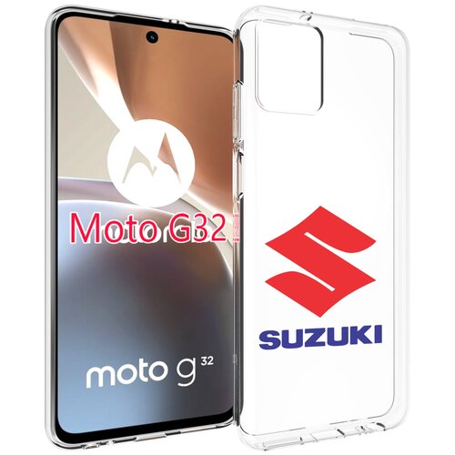 Чехол MyPads suzuki-сузуки-3 мужской для Motorola Moto G32 задняя-панель-накладка-бампер