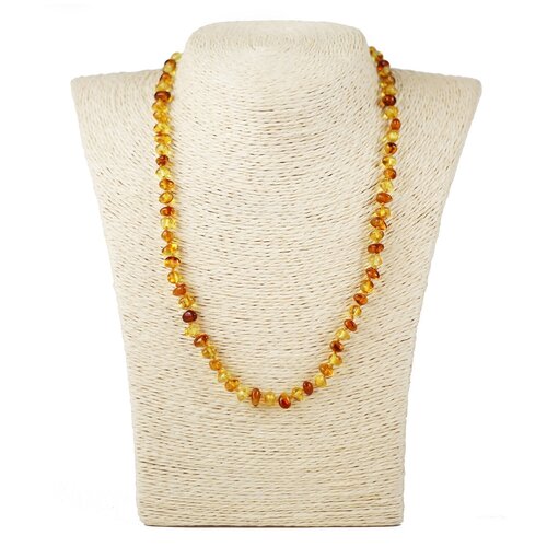 Детские лечебные бусы из природного балтийского янтаря, 46 см