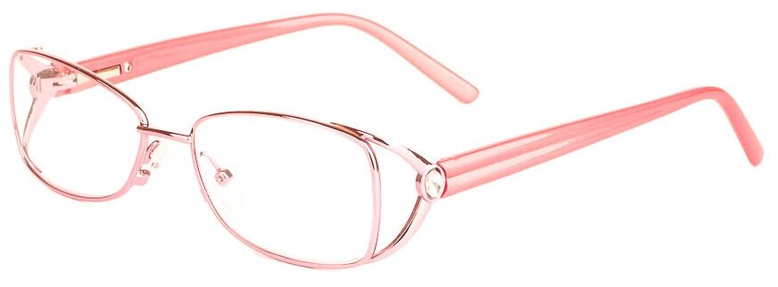 Готовые очки для зрения розовые с диоптриями -1.00 футляр