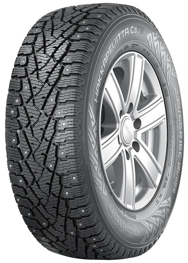 Шины для легковых автомобилей Nokian Tyres Hakkapeliitta C3 R16C 195/75 107/105R шип