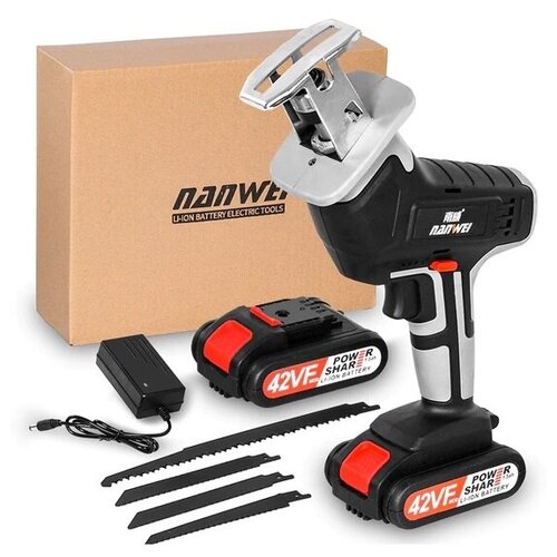 Сабельная пила NANWEI 023-NW-XMD 21V 2 аккумулятора зарядное устройство 568000₽