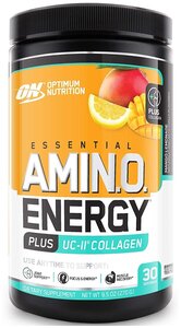 Фото Комплекс аминокислот Optimum Nutrition Essential Amino Energy Plus UC - II Collagen 9,5 oz Mango Lemonade