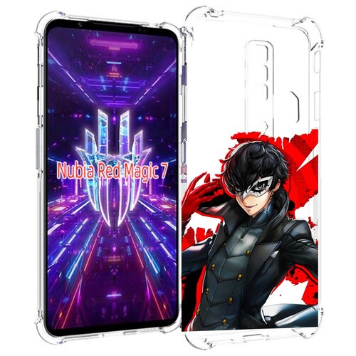 Чехол MyPads Persona 5 для ZTE Nubia Red Magic 7 задняя-панель-накладка-бампер чехол mypads persona 5 makoto niijima для zte nubia red magic 7 задняя панель накладка бампер