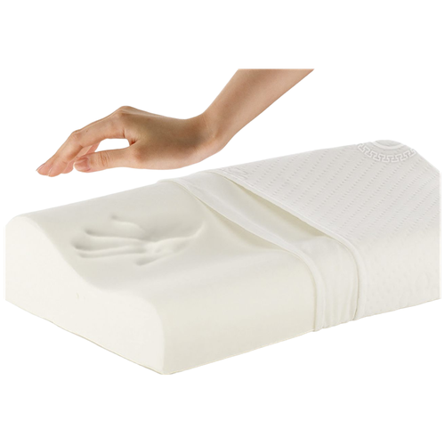 Подушка Memory Foam Pillow Белый размер 40х60 Трикотаж АртПостель