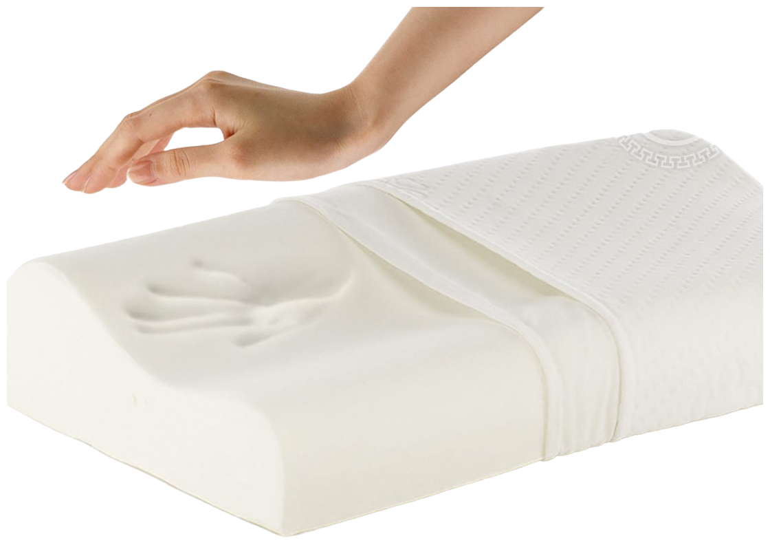 Подушка Memory Foam Pillow Белый размер 40х60 Трикотаж АртПостель - фотография № 1