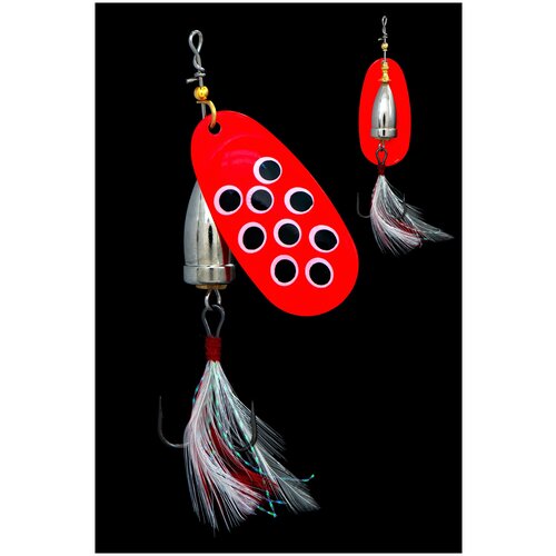 Блесна KYODA Brass в индивидуальной упаковке, вращающаяся, размер 2, вес 6,0 гр, цвет 200