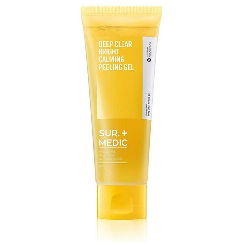 пилинг-гель без содержания целлюлозы | Sur.Medic+ Deep Clear Bright Calming Peeling Gel 120 ml