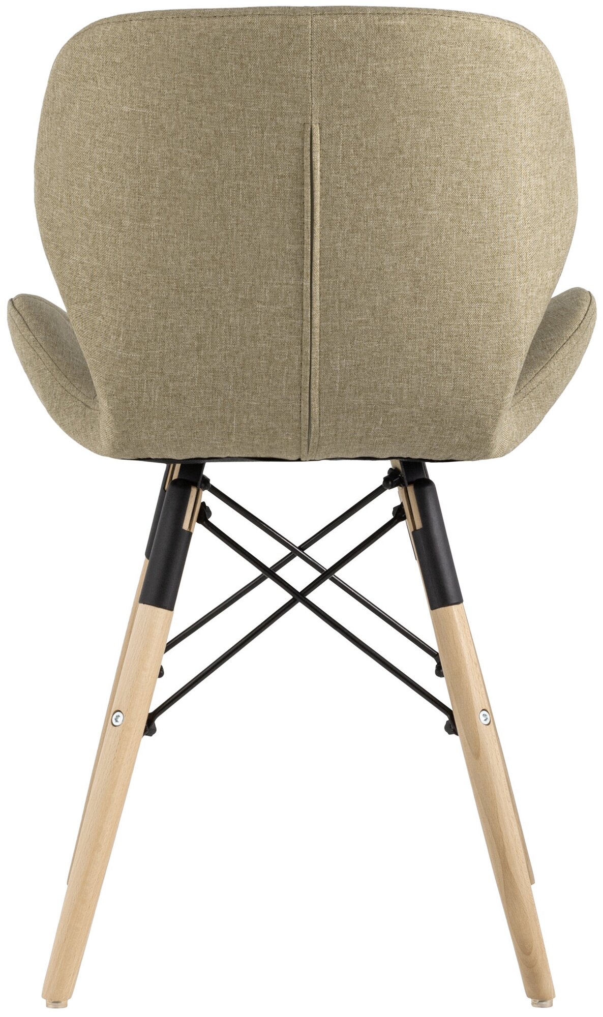 Комплект стульев для кухни 2 шт Бон, рогожка, бежевый - фотография № 5