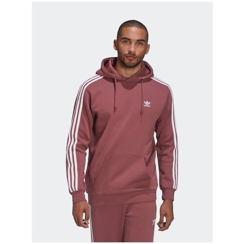 Толстовка HE9478/adidas/(3-STRIPESHOODY)/quiet crimson/XL