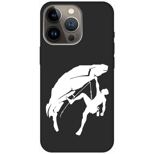 Силиконовый чехол на Apple iPhone 14 Pro / Эпл Айфон 14 Про с рисунком Climbing W Soft Touch черный силиконовый чехол на apple iphone 14 pro эпл айфон 14 про с рисунком climbing soft touch черный