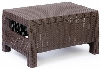 Стол "Ротанг", 76,5х57х42 см, цвет шоколад 3569625