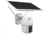 Уличная автономная поворотная 4G-камера с солнечной батареей LinkSolar 05 (4 GS) (S1866RU) (4G, двусторонняя связь, поворотный механизм)