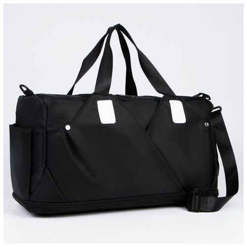 фото Сумка спортивная nazamok, 48х23х48 см, с увеличением объема, черный