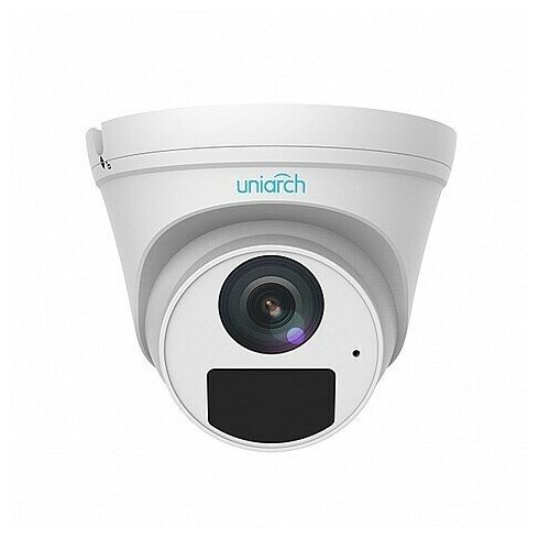 2Мп Уличная купольная IP-камера Uniarch IPC-T122-APF40 с ИК-подсветкой до 30м объектив 4.0mm PoE