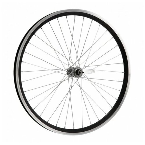 фото Колесо 27,5' заднее в сборе, двойной черный обод,под трещотку/630303 stels