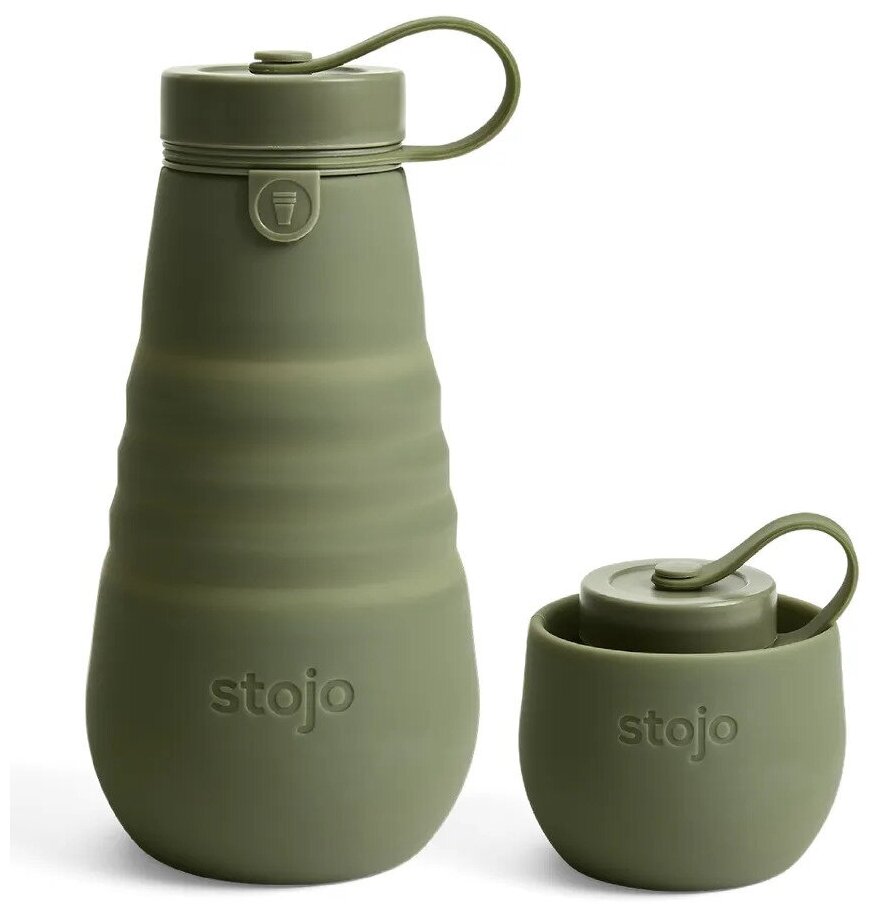 Бутылка складная Stojo W1-MOS, 590 мл.
