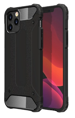 Чехол-бампер MyPads для iPhone 12 (6.1) / iPhone 12 Pro (6.1) противоударный усиленный ударопрочный черный