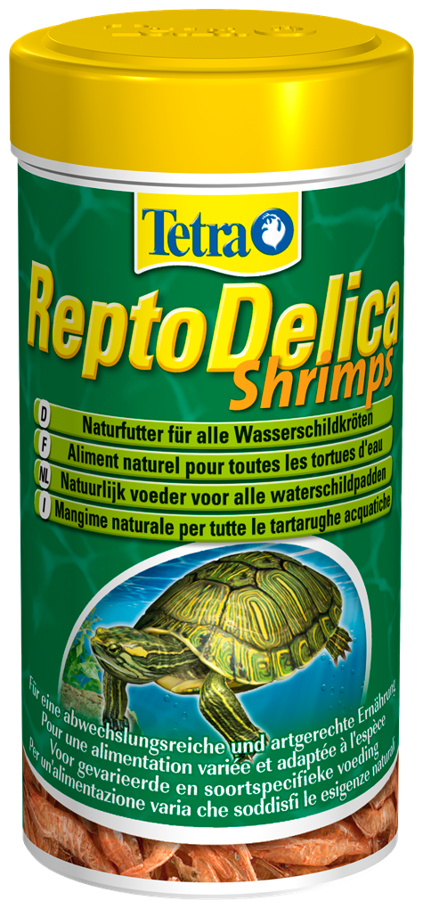 Tetra ReptoDelica Shrimps корм для водных черепах (креветки), 250 мл - фотография № 3