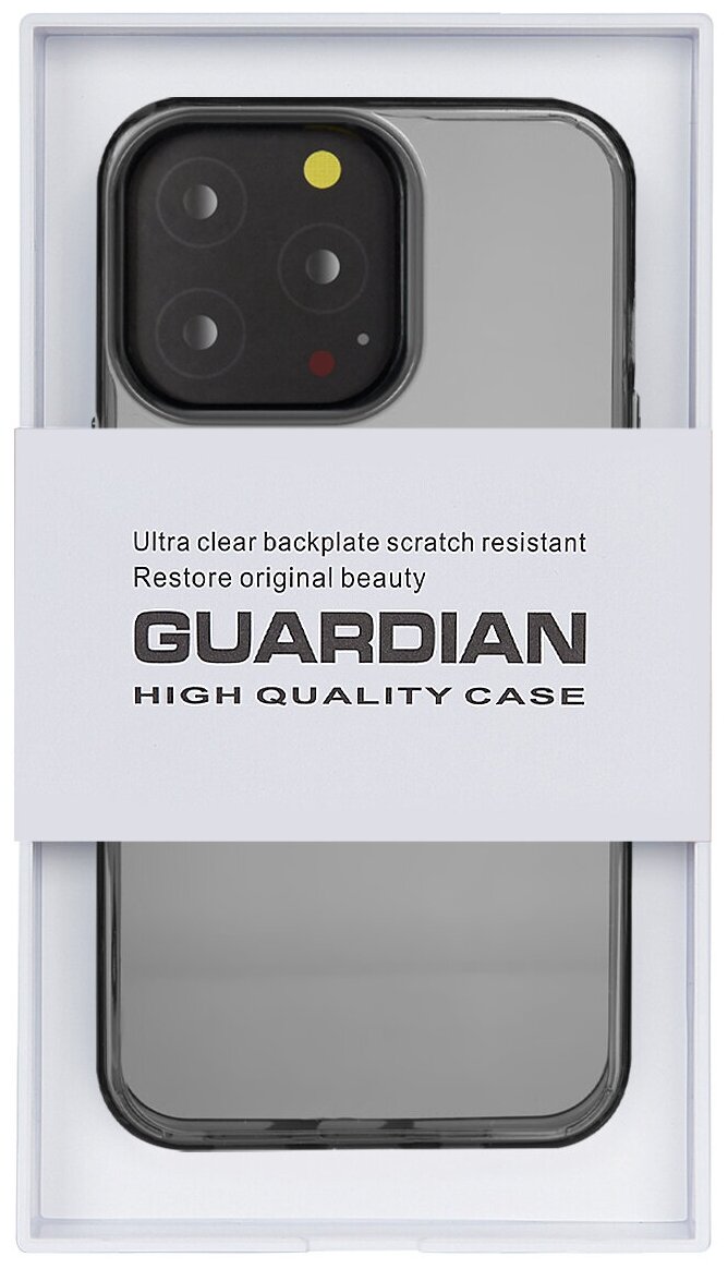 Чехол для iPhone 13 Pro Max GUARDIAN-Чёрный