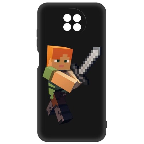 Чехол-накладка Krutoff Soft Case Minecraft-Алекс для Xiaomi Redmi Note 9t черный чехол накладка krutoff soft case minecraft алекс для tecno pova 6 черный