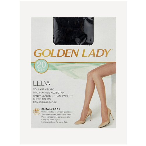 Колготки Golden Lady Leda, 20 den, размер 2, черный