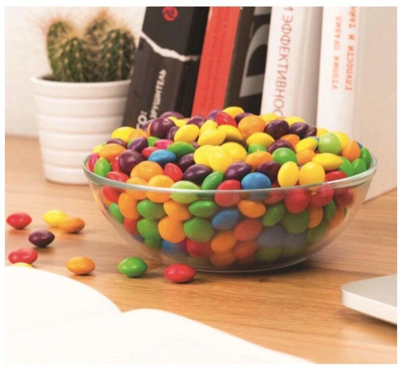 Конфеты драже Skittles Фрукты, в разноцветной глазури, ассорти, 140 г - фотография № 2