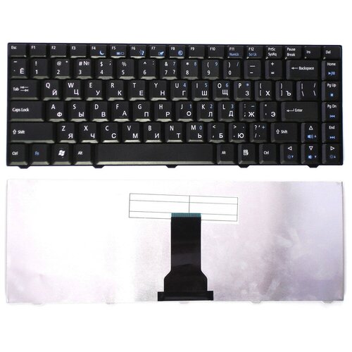 клавиатура для ноутбука acer emachines d520 d720 черная Клавиатура для ноутбука Acer eMachines D520 D720 черная