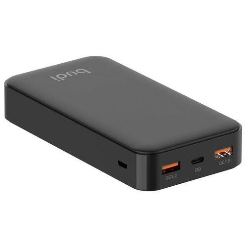 AV-Retail Внешний аккумулятор Budi 20000 мАч Пауэрбанк 20 Вт 5 Ампер 2 порта USB Быстрая зарядка 30 319000₽