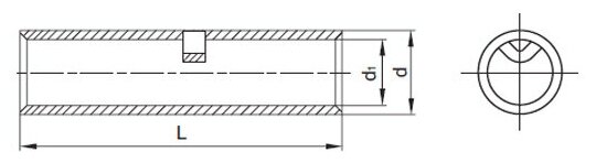 Кабельная гильза КВТ ГМЛ(о) 0.34/1.5 мм² (68090) 1 шт