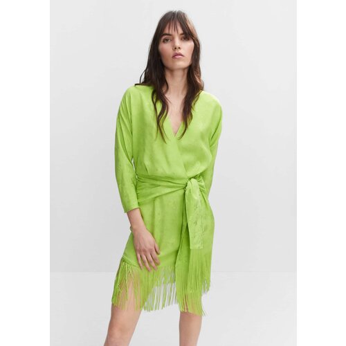 фото Платье mango, размер 36, зеленый