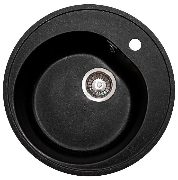 фото Мойка для кухни мраморная GranAlliance круглая D-500